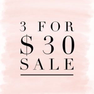 all items in closet 3/$30